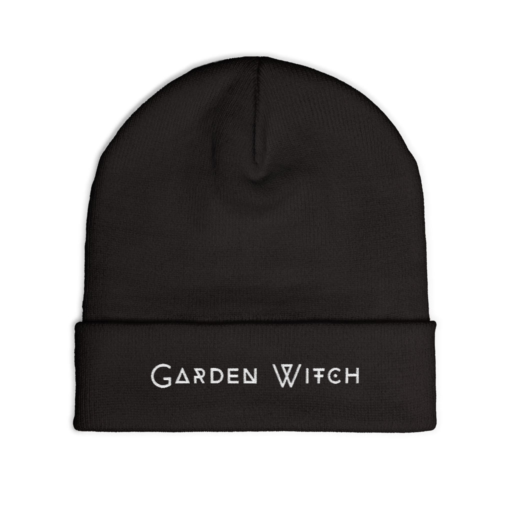 Garden Witch Knit Beanie (Embroidered)