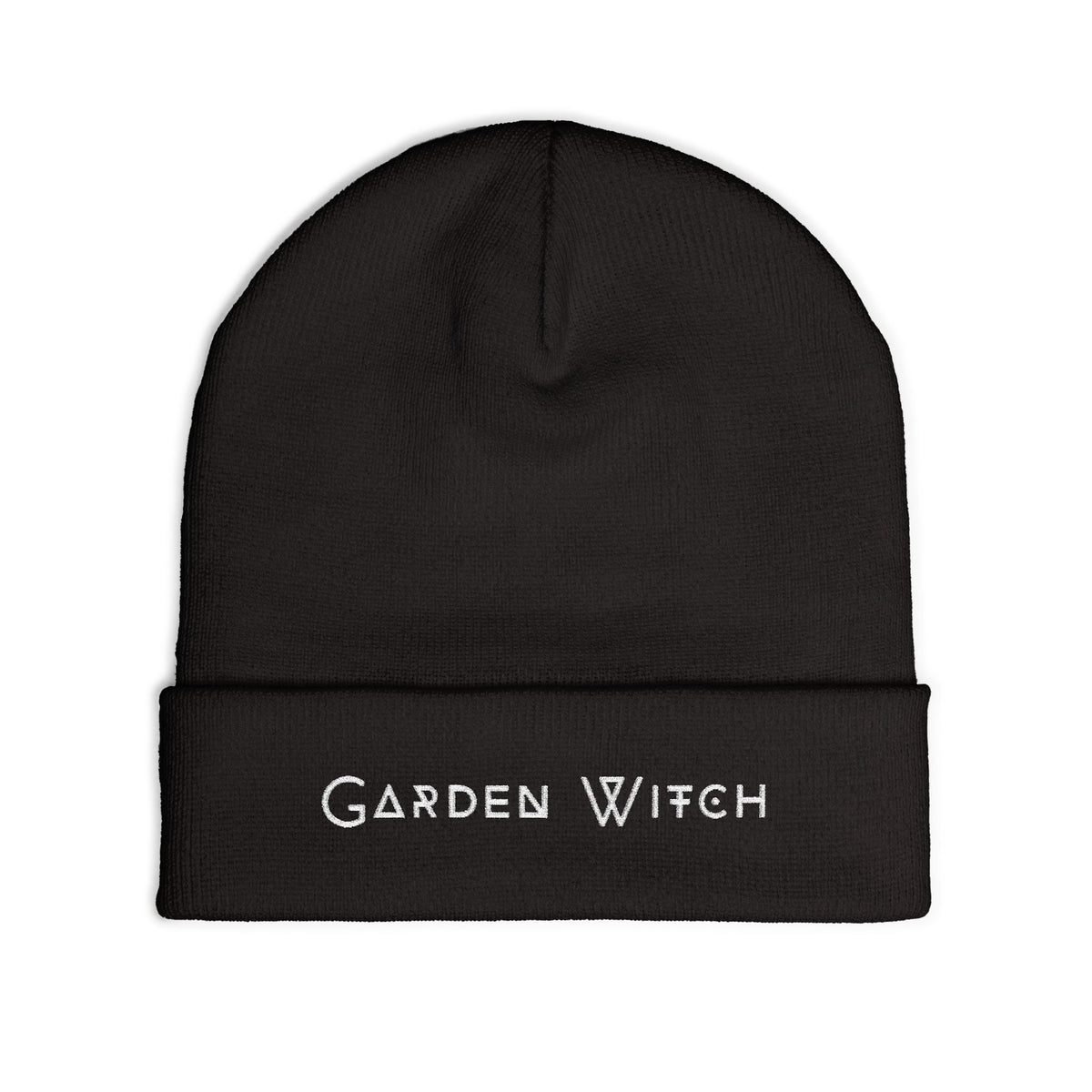 Garden Witch Knit Beanie (Embroidered)