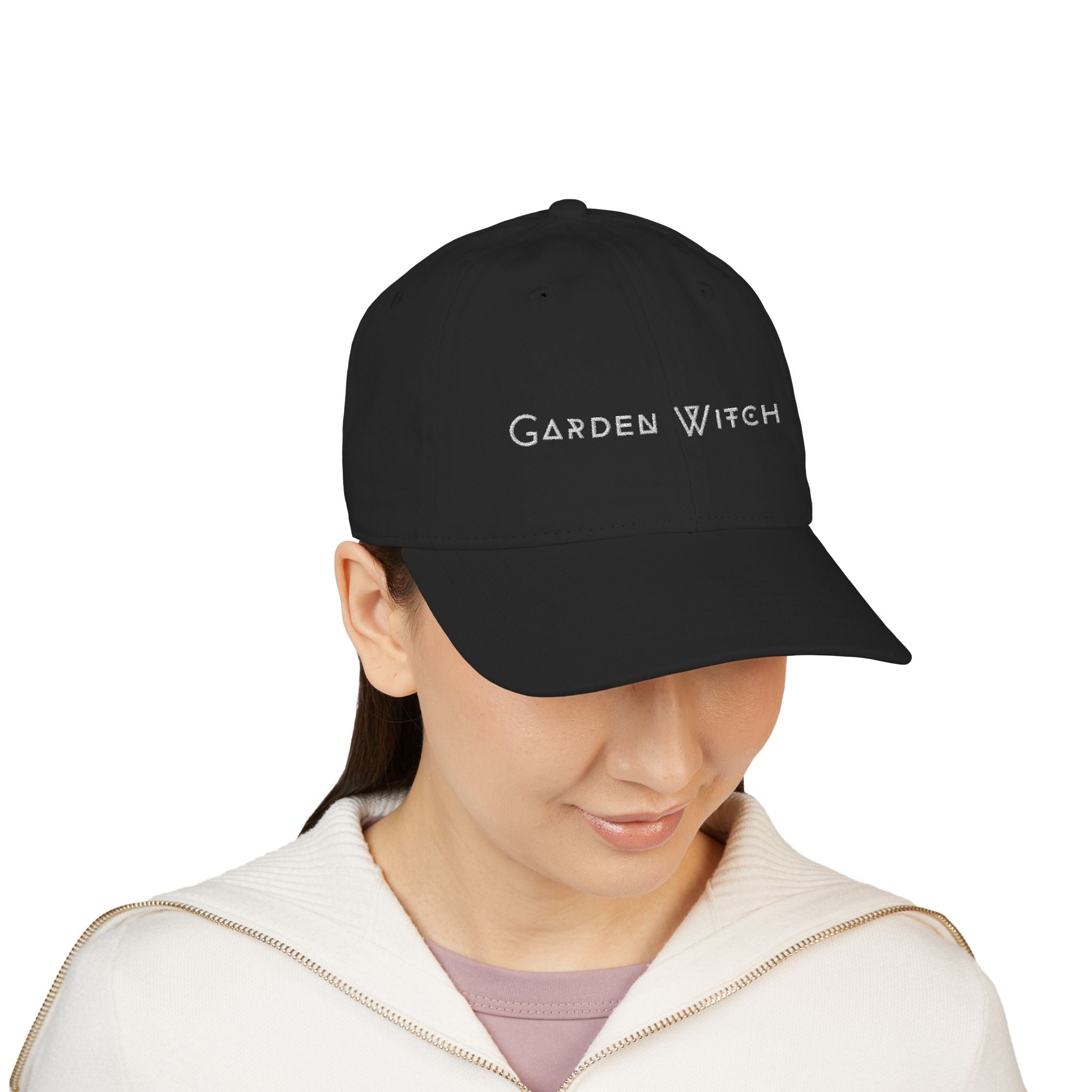 Organic Garden Witch Baseball Cap (Embroidery)