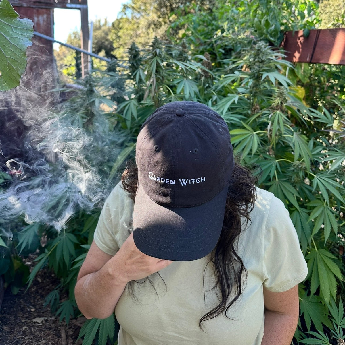 Organic Garden Witch Baseball Cap (Embroidery)