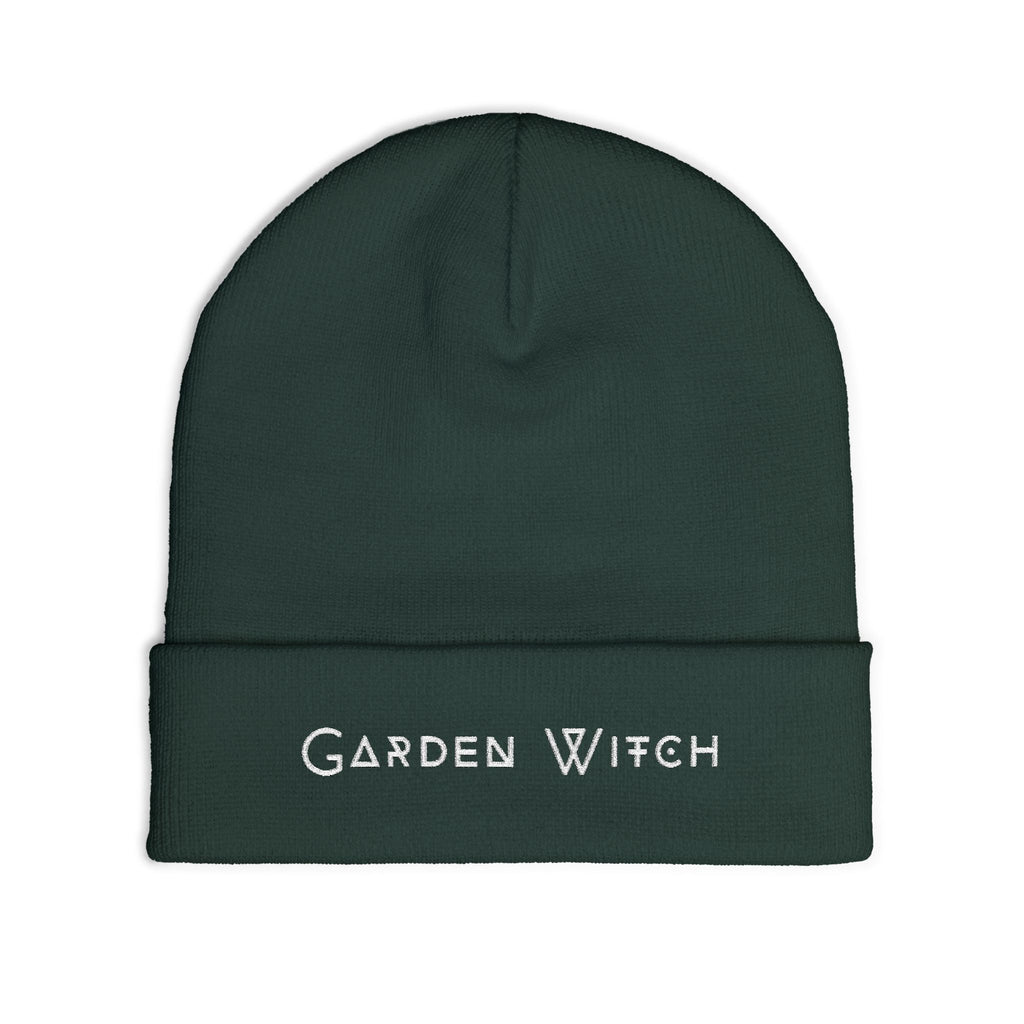 Garden Witch Knit Beanie (Embroidered)