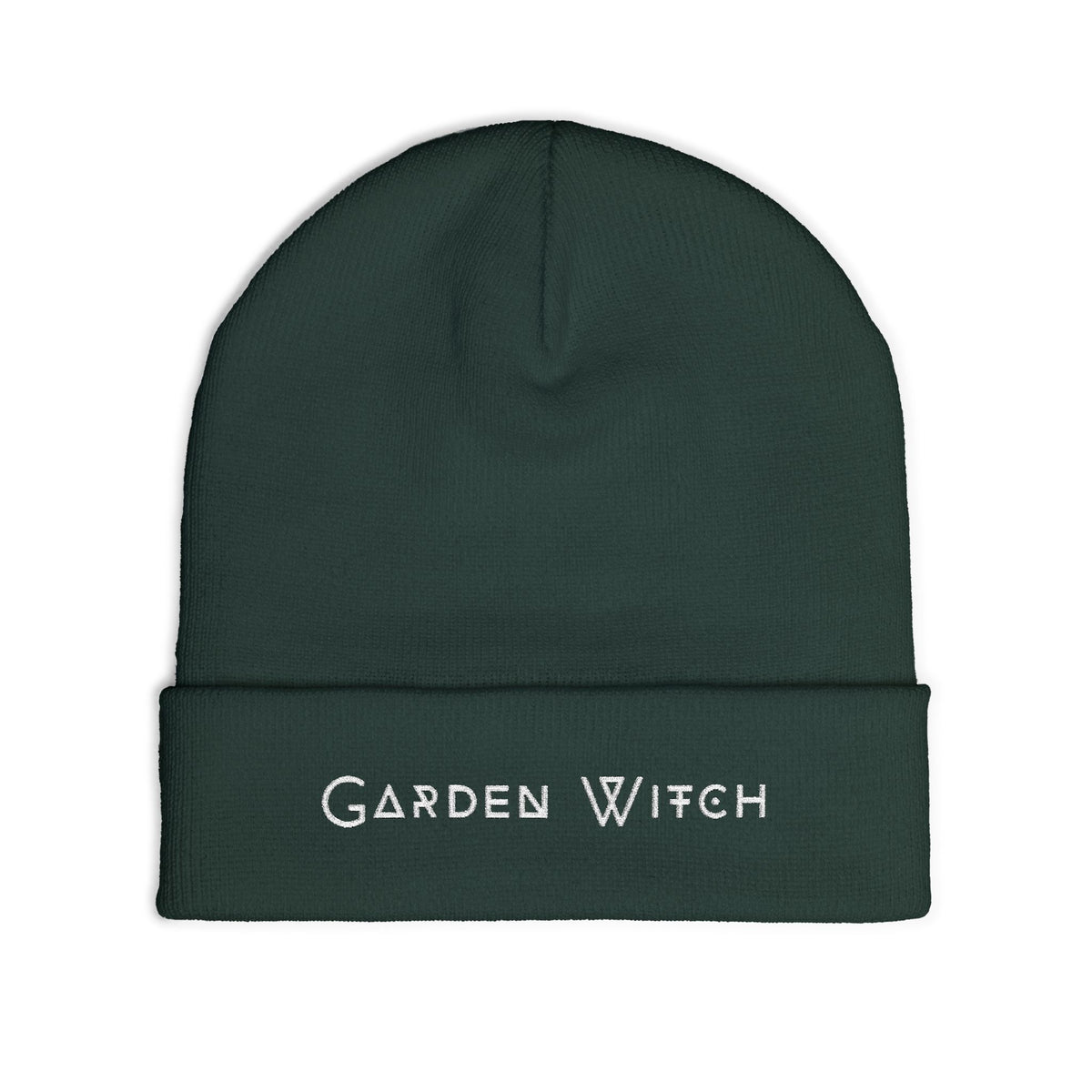 Garden Witch Knit Beanie (Embroidered)