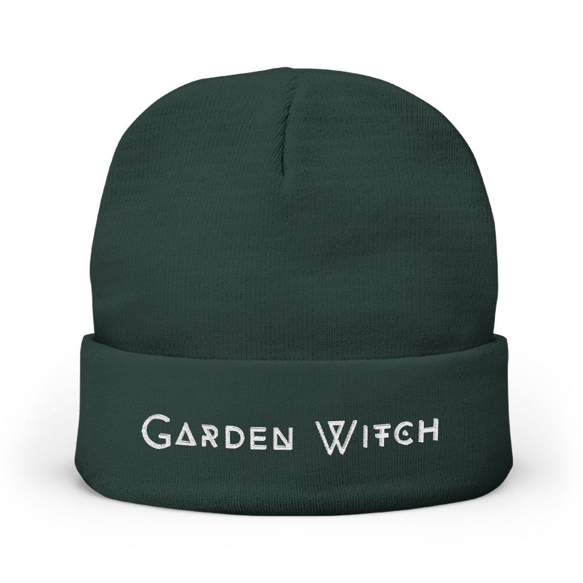 Garden Witch Knit Beanie (Embroidered)